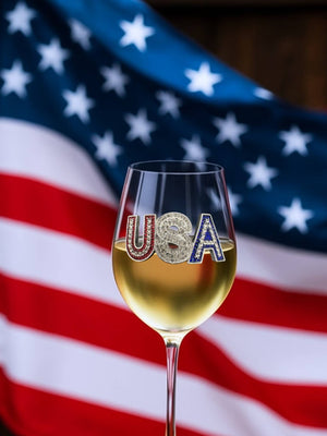USA Stemmed Wine Glass