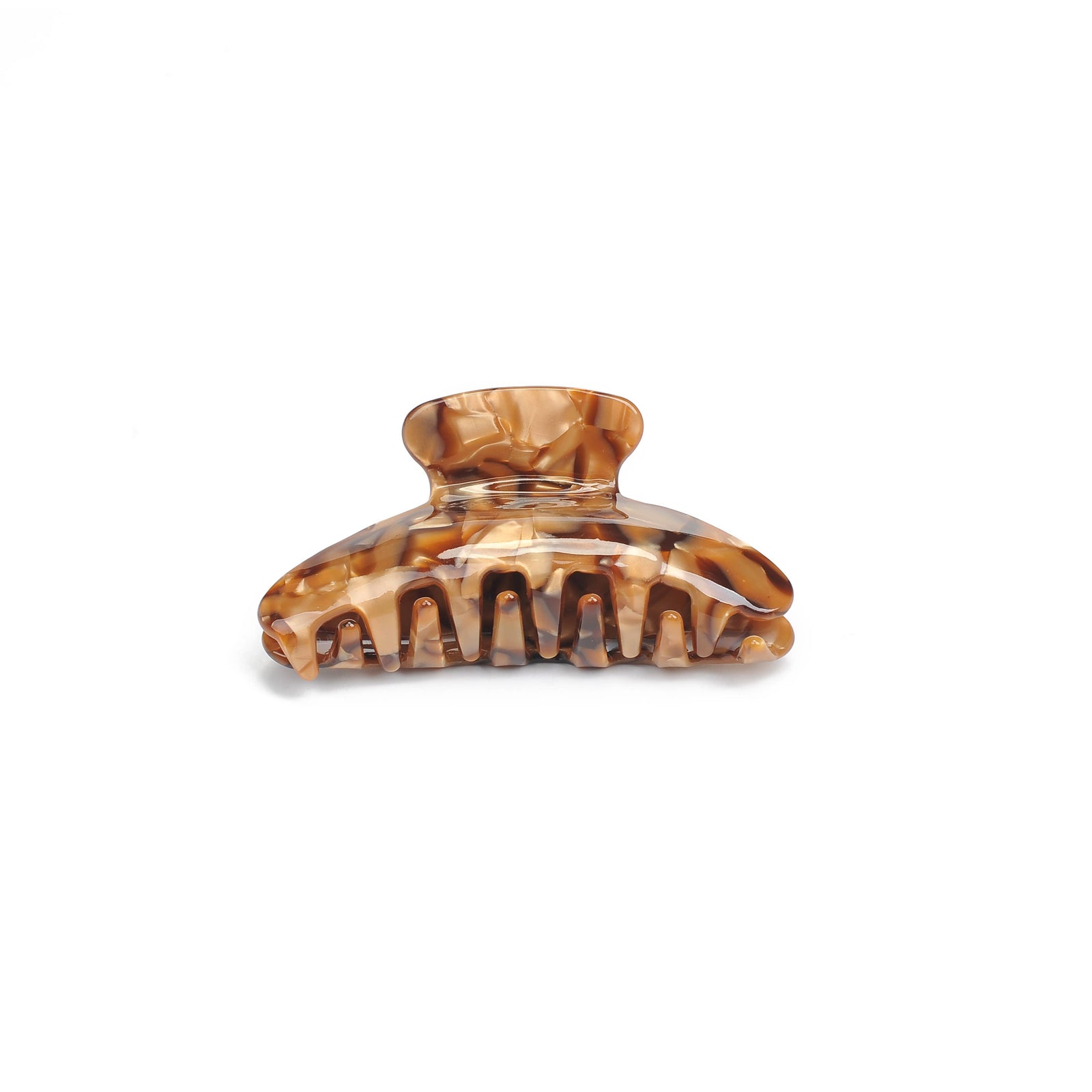 Martina Hair Claw: Brown Marble