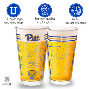 University of Pittsburgh Pint Glass