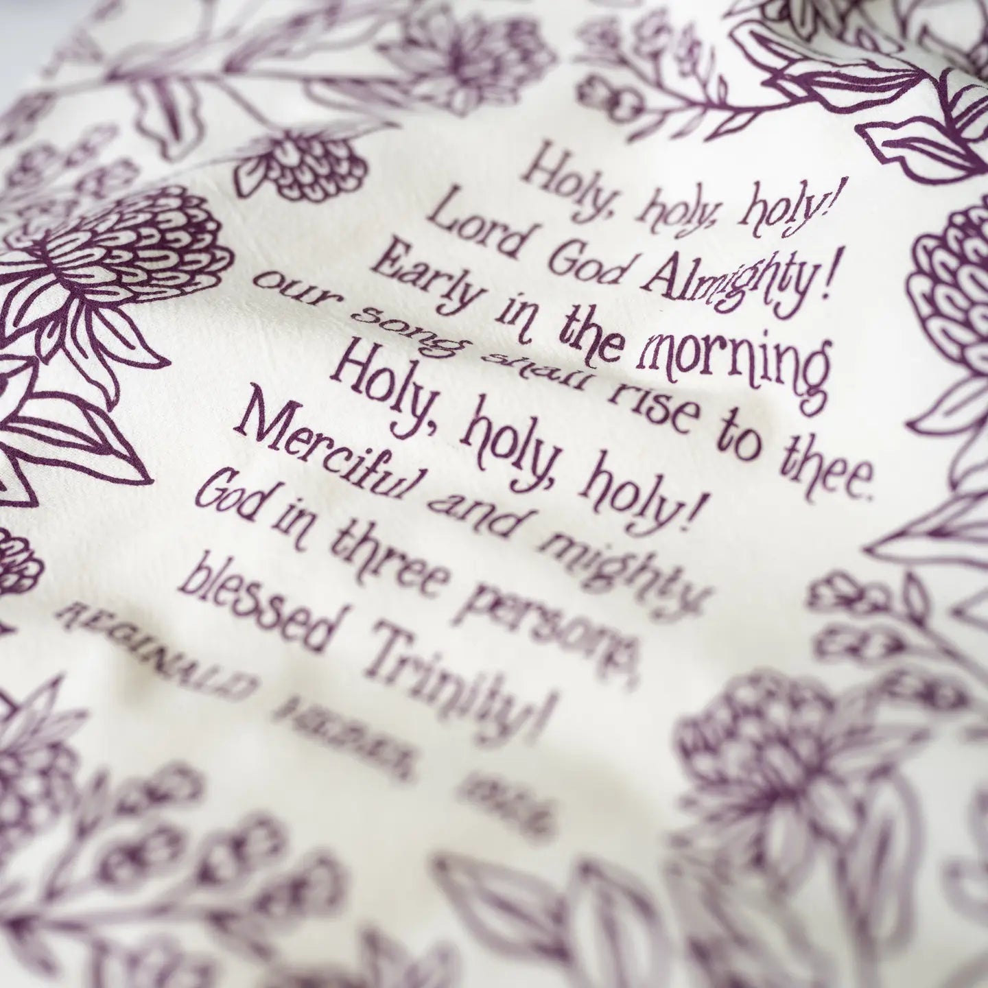 Holy, Holy, Holy! Hymn Tea Towel