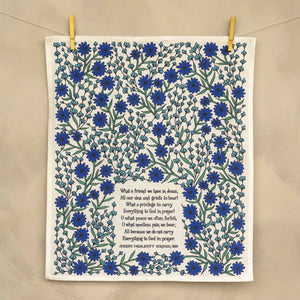 What A Friend Hymn Tea Towel