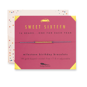 Sweet 16 Birthday Bracelet
