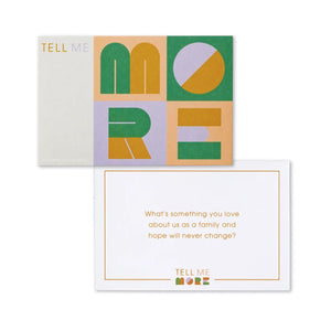 Tell Me More Cards - family edition