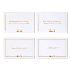 Tell Me More Cards - family edition