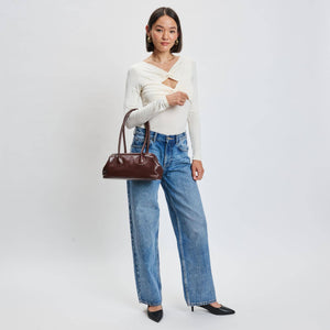 Nina Shoulder Bag: Wine