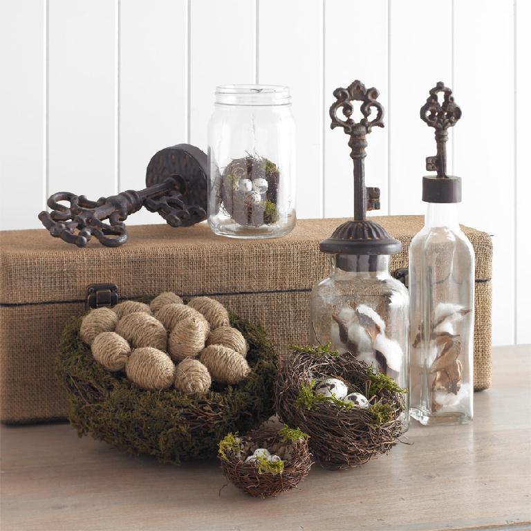 Miniature Nest with Eggs