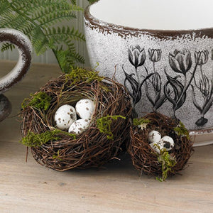 Miniature Nest with Eggs