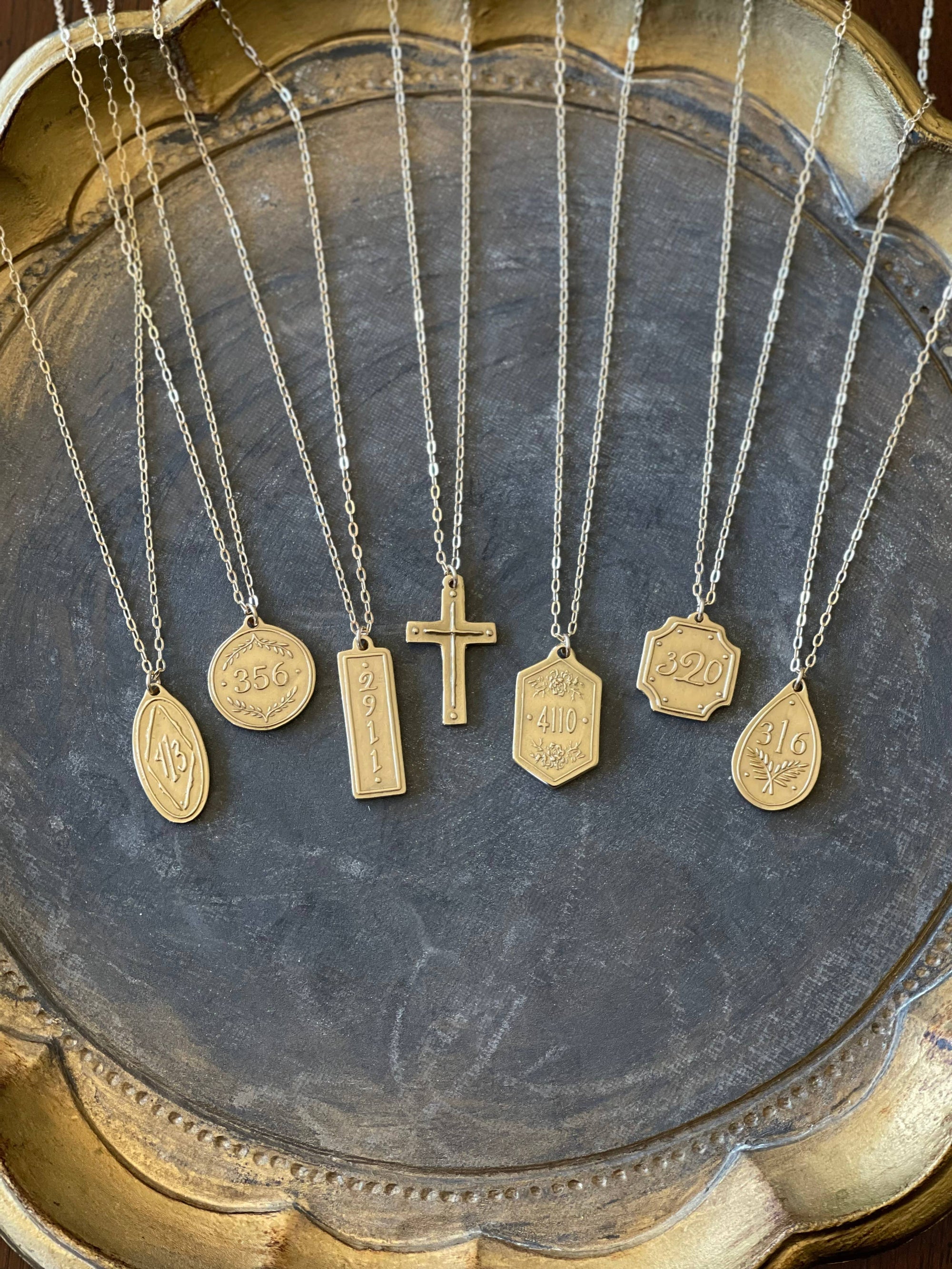 Cross Necklace Titus 3:4-5