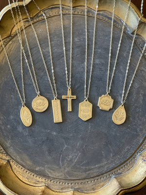 Cross Necklace Titus 3:4-5