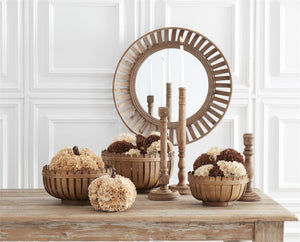Wood Taper Candleholder