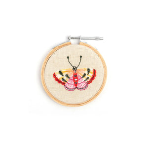 Small Butterfly Embroidery Hoop Collection