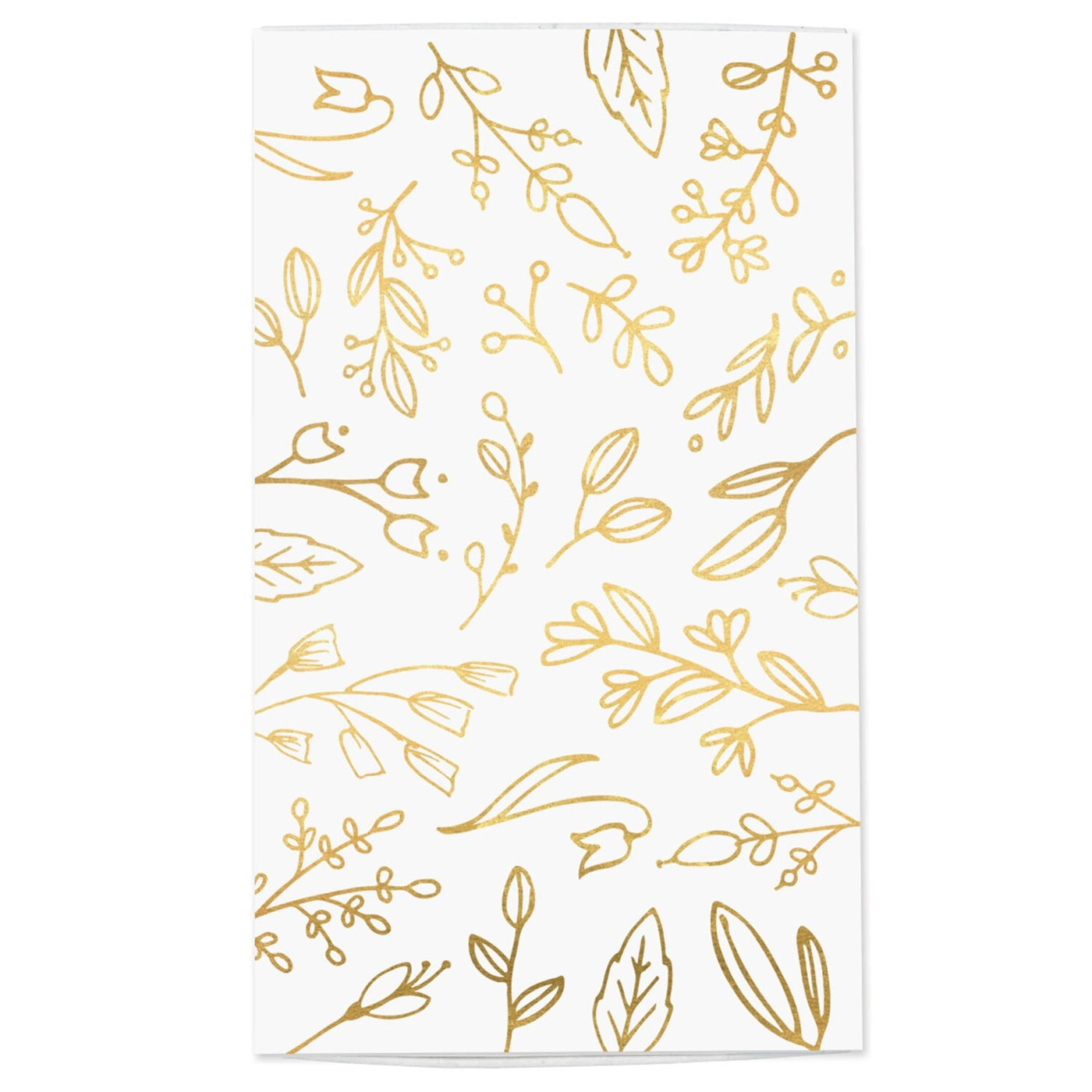 White and Gold Floral Matches
