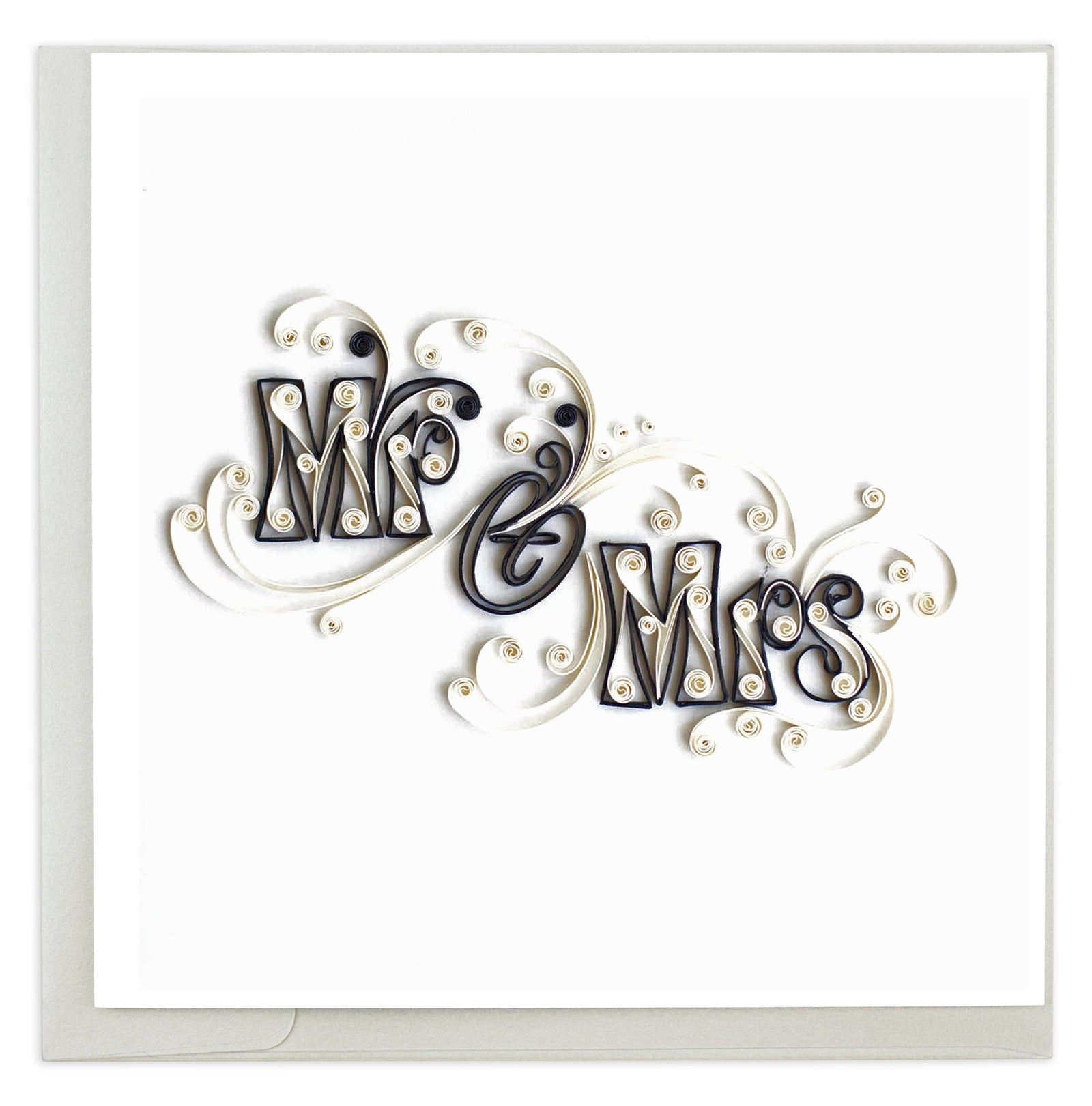 Mr. & Mrs. Quilled Card