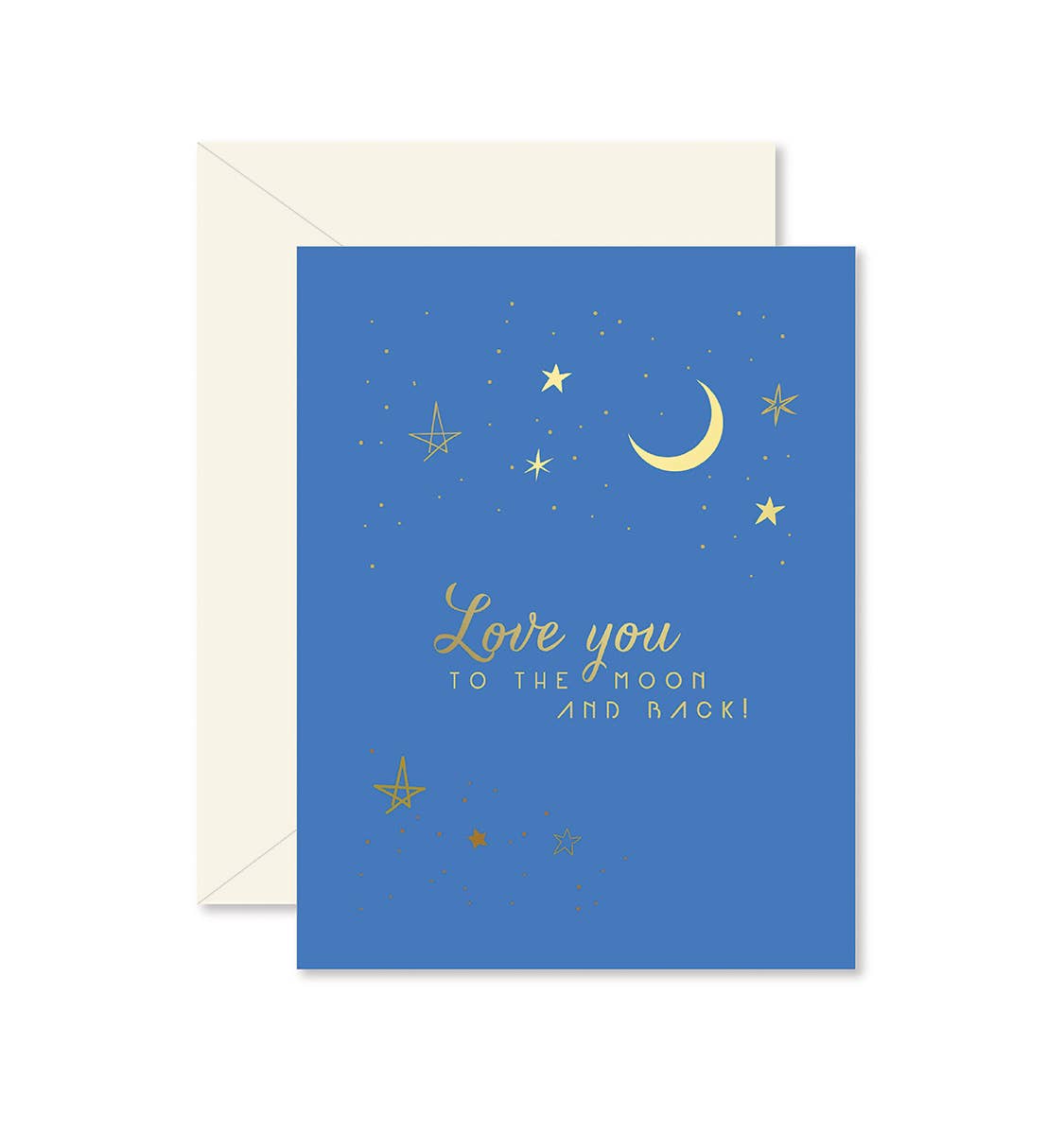 To The Moon and Back Greeting Card
