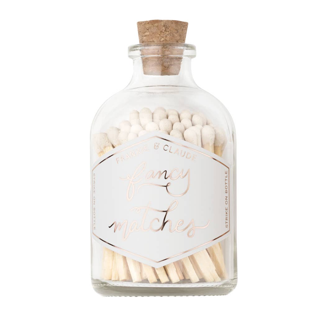 Fancy Matches - white