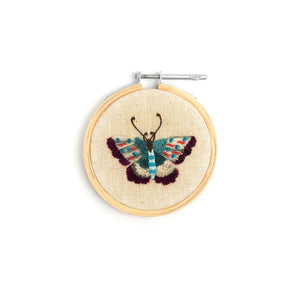 Small Butterfly Embroidery Hoop Collection