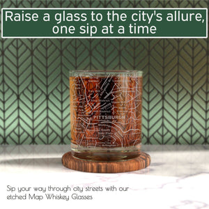 Pittsburgh Etched Rocks Glass