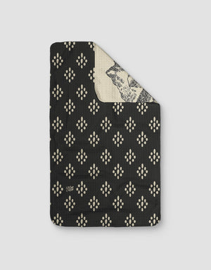 Meadow Cowgirl Dot Diamond Reversible Tea Towel