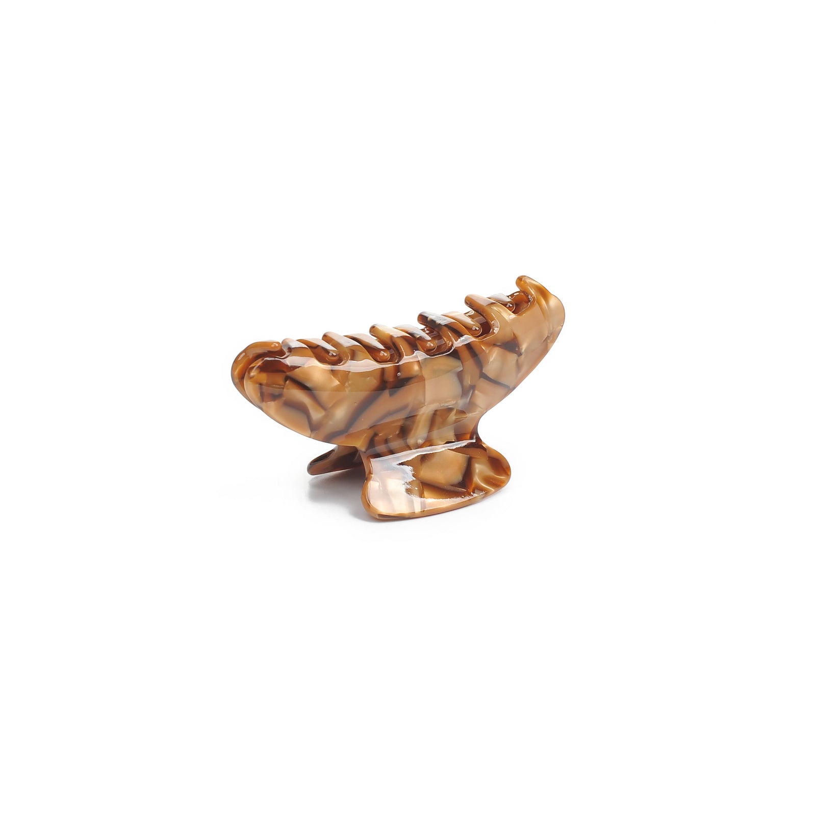 Martina Hair Claw: Brown Marble