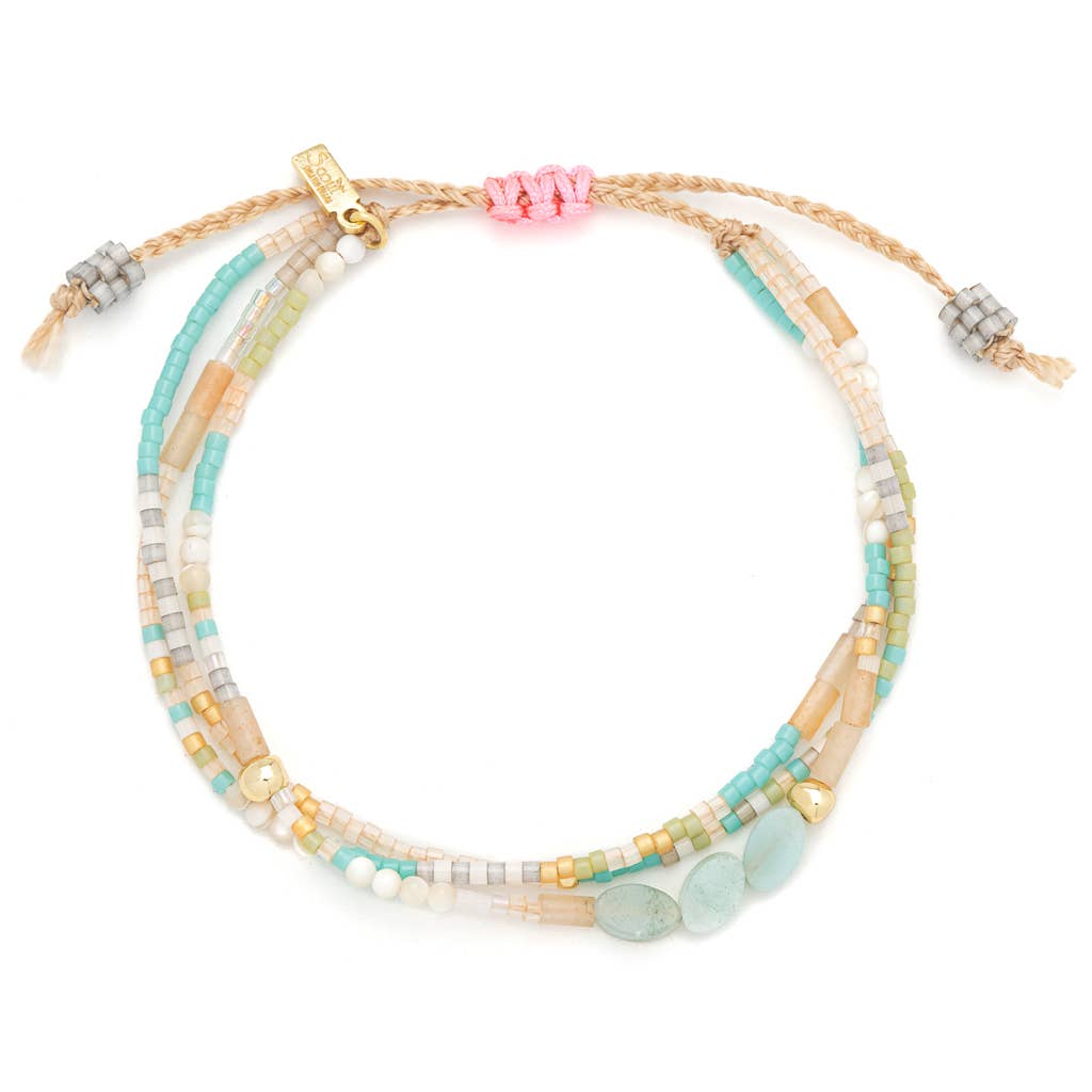 Mixed Tapes and Miles Bracelet - Amazonite