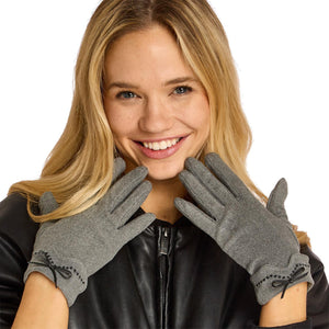 Cuff and Bow Gloves