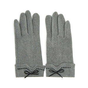 Cuff and Bow Gloves