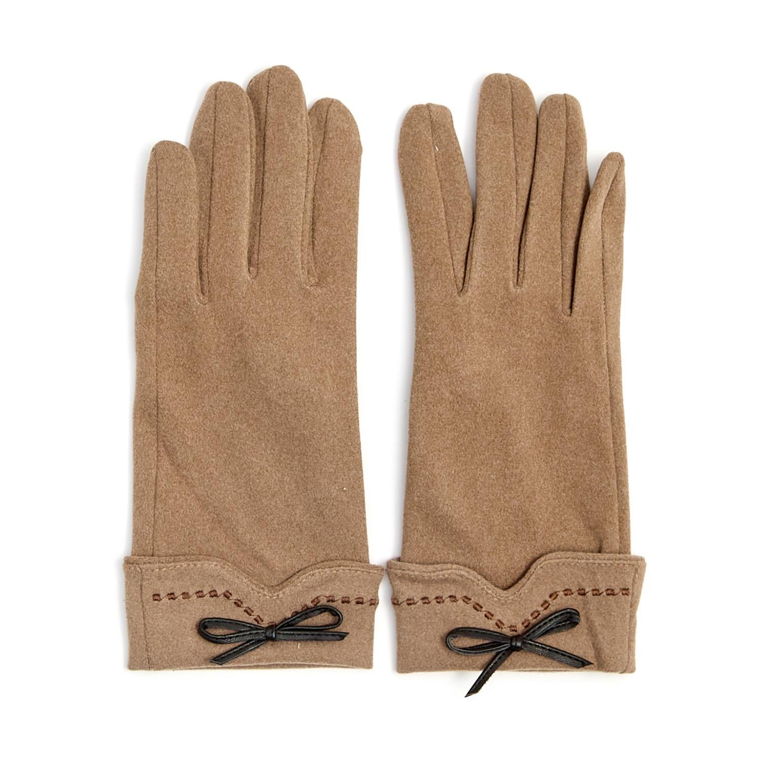 Cuff and Bow Gloves