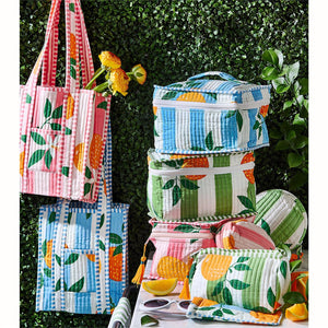 Orange Grove Quilted Bag