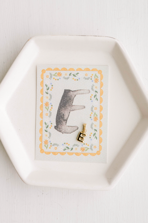E - Letter Charm