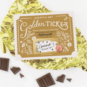 Scratch-off Card - Christmas Golden Ticket
