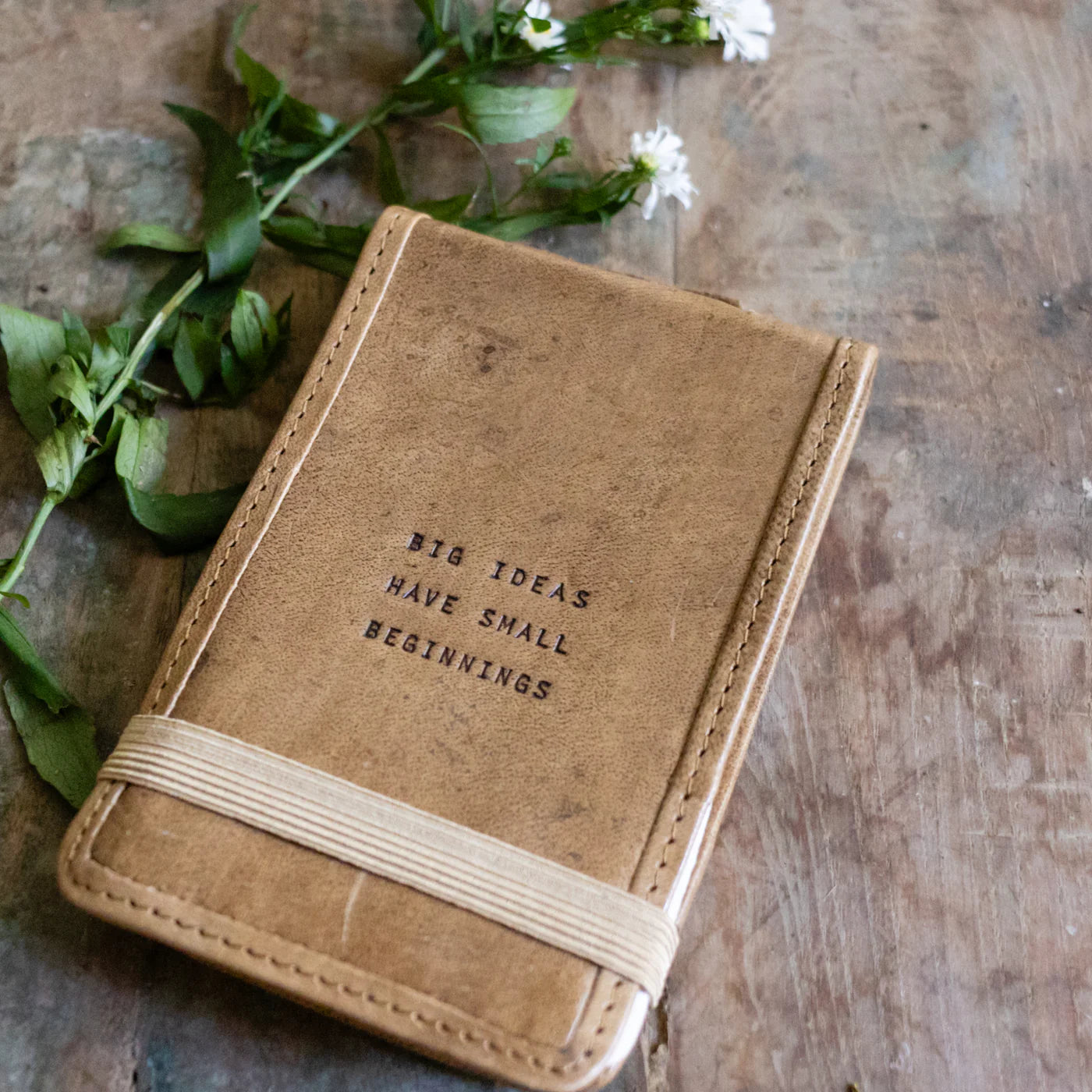 Big Ideas leather journal