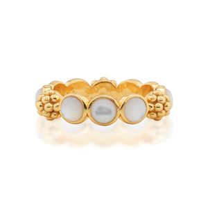 Berry Gem Ring - mother of pearl