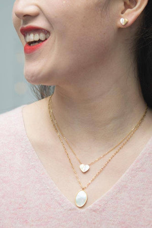 Give Hope Heart Earrings