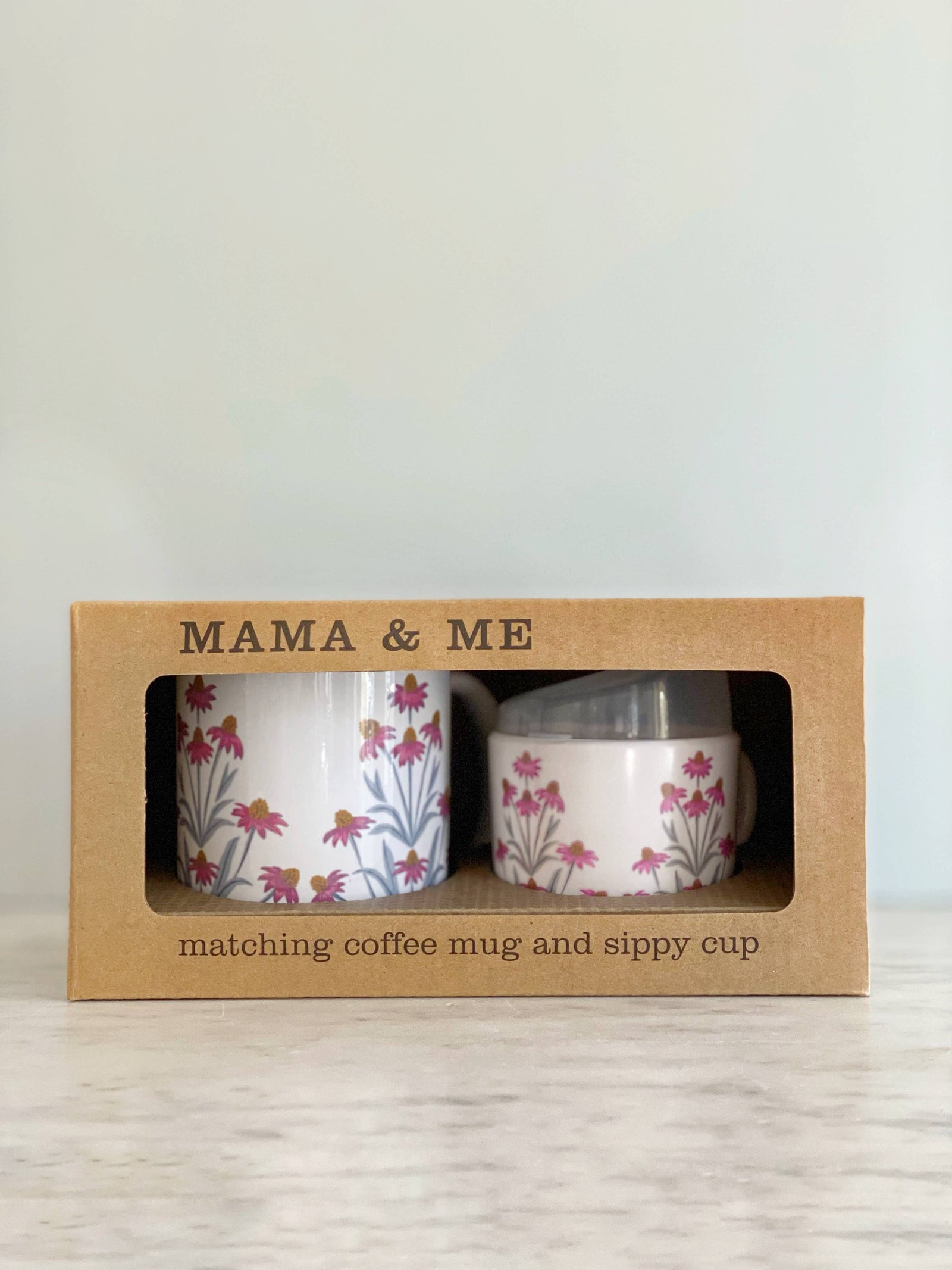 Coneflower Mama and Me Cup Set