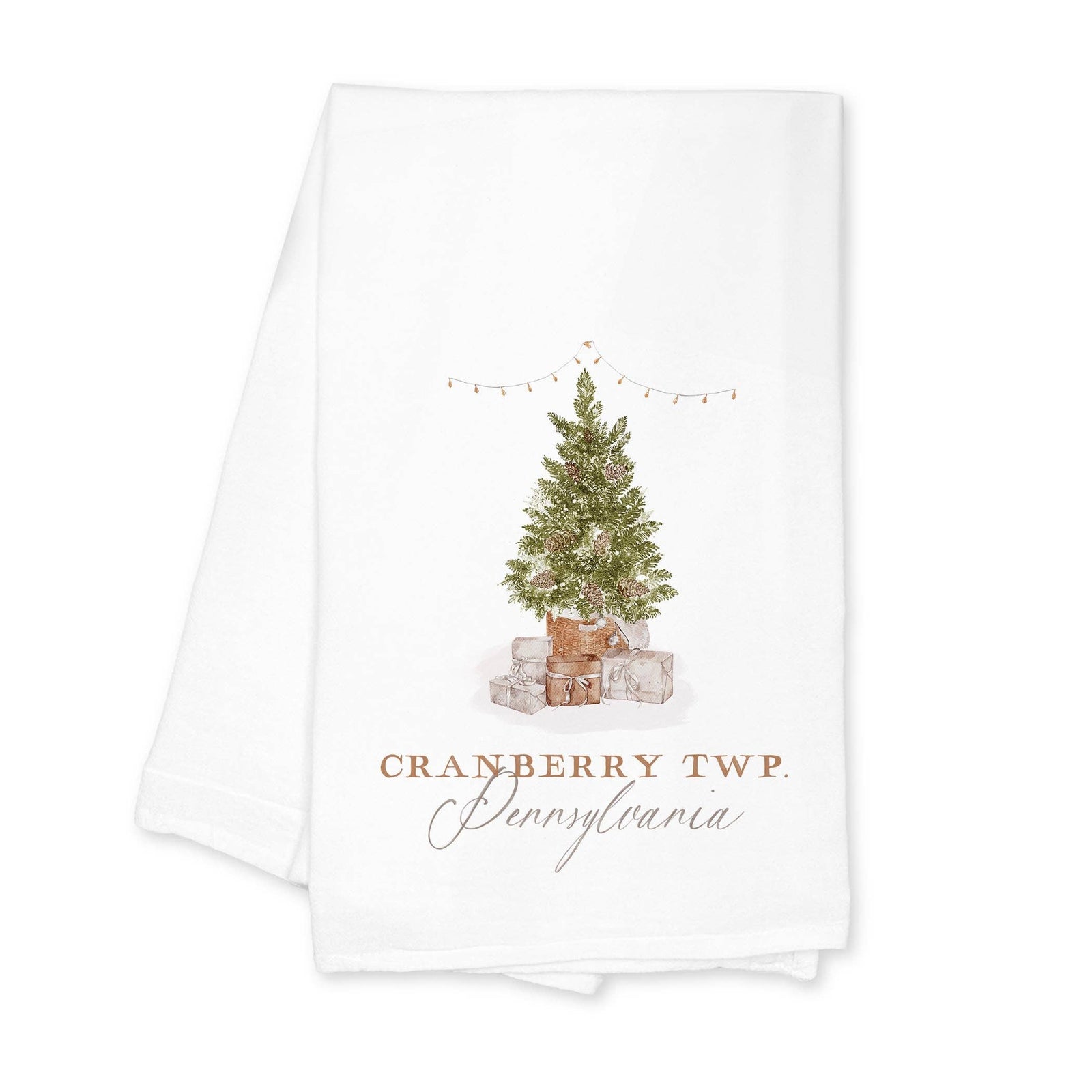 Cranberry Twp. Tree Tea Towel