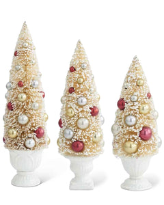 Cream Bottle Brush Tree