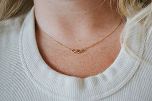 Sisters Links Necklace: Sterling Silver