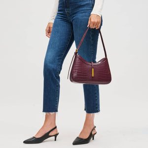 Judith Shoulder Bag: Wine