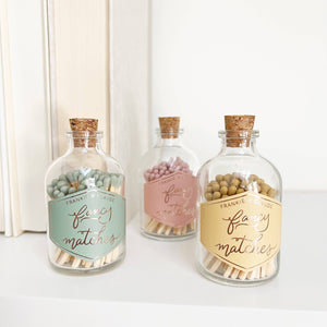 Fancy Matches - sage green