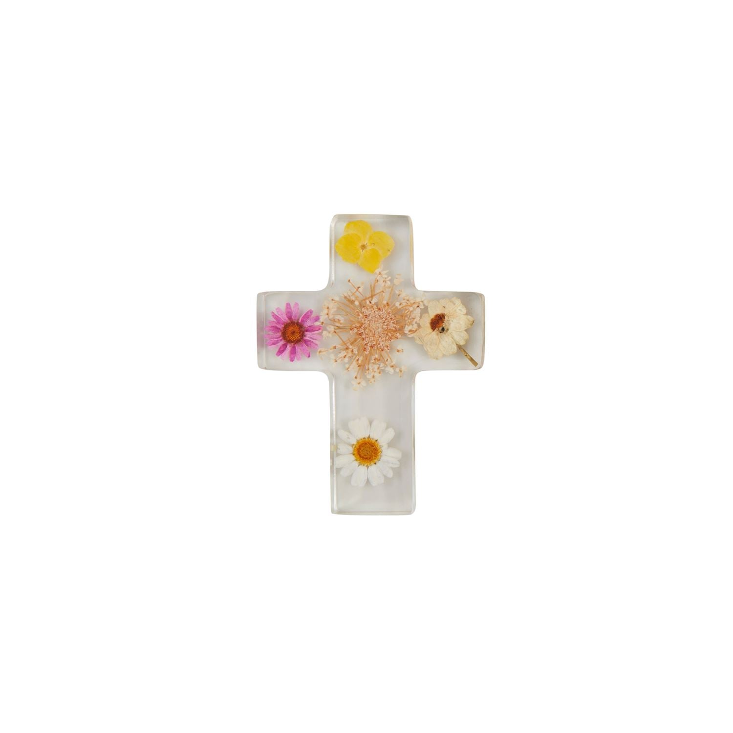 Dried Flower Resin Cross