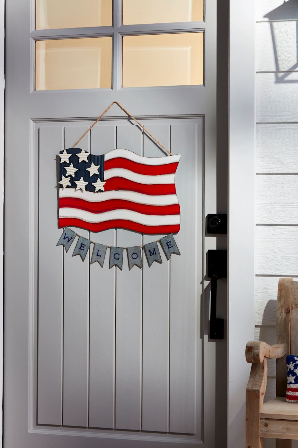 American Flag Door Hanger