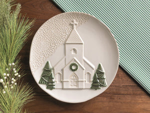 Christmas Church Platter