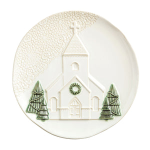 Christmas Church Platter