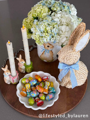 Bunny Tulip Taper Holder