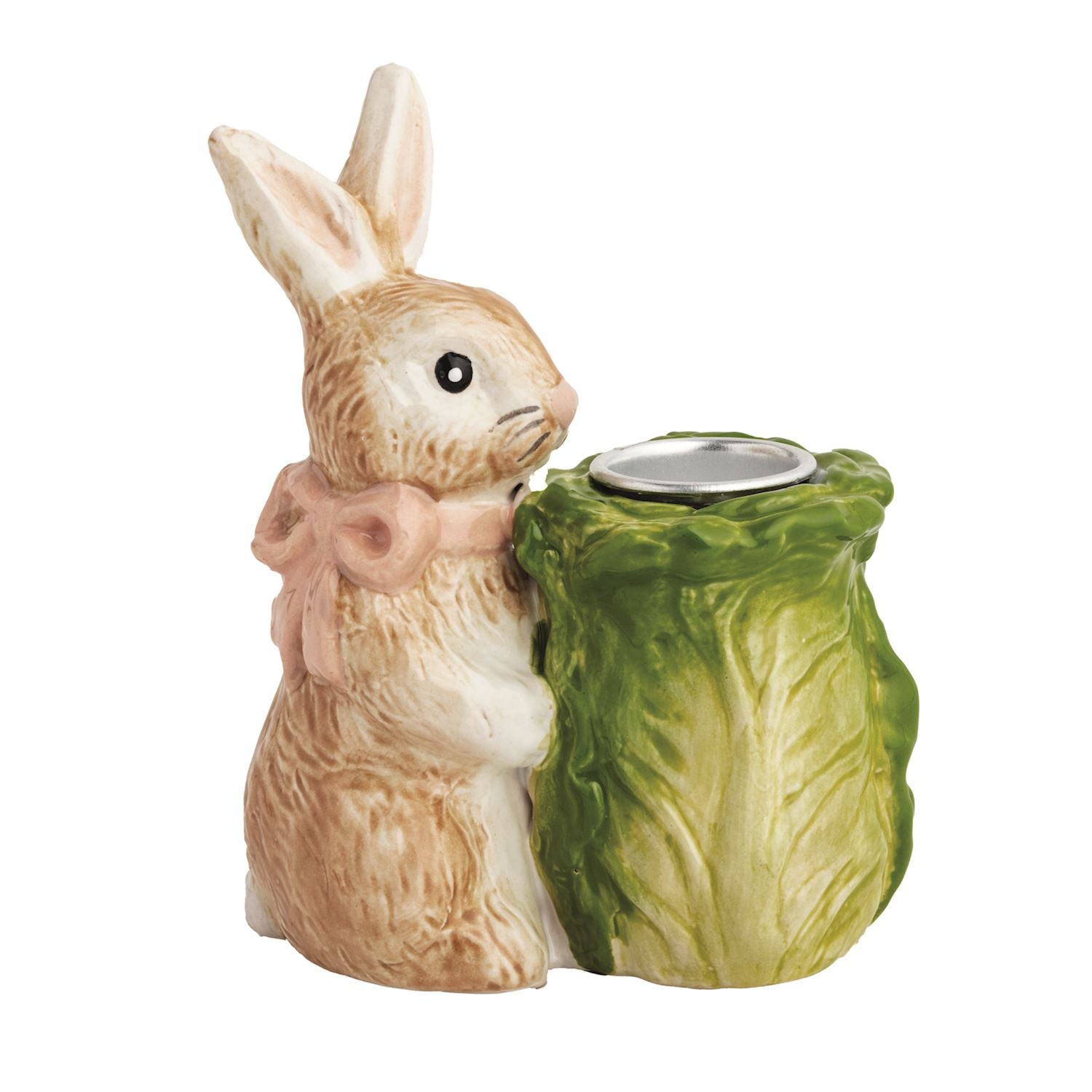 Bunny Cabbage Taper Holder