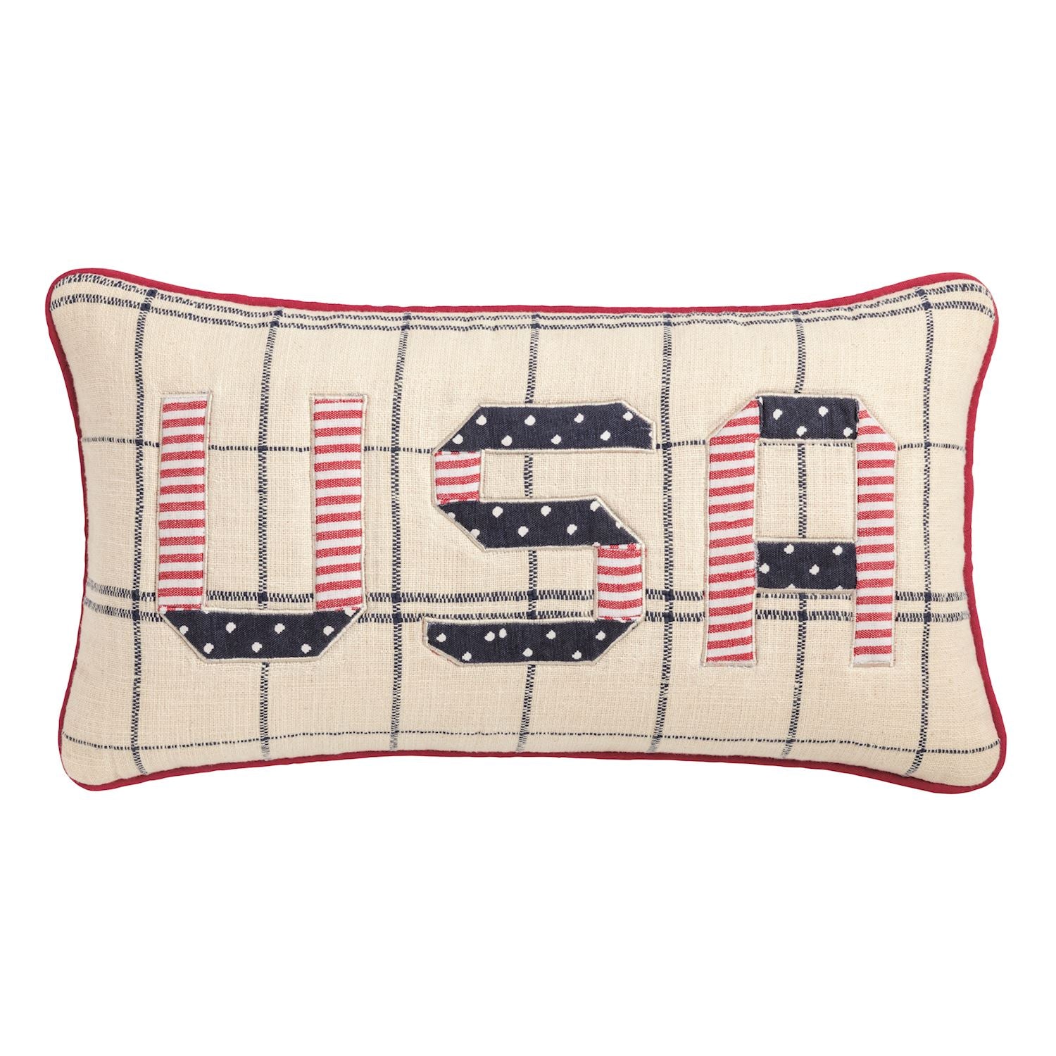 USA Quilted Pillow