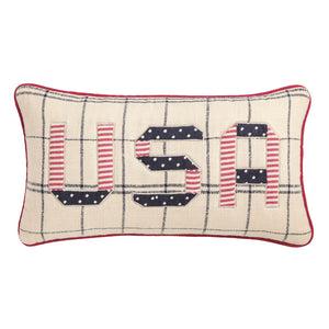 USA Quilted Pillow