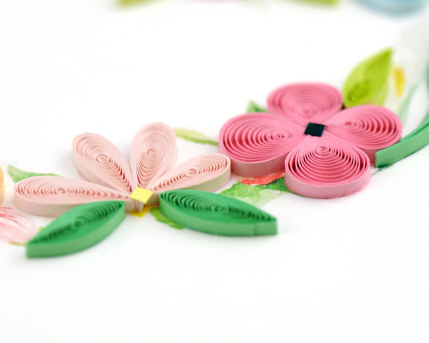 Floral Heart Quilled Card