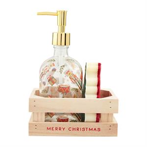 Nutcracker Soap Sponge Set