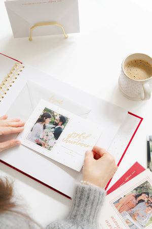 Holiday Card Book - evergreen